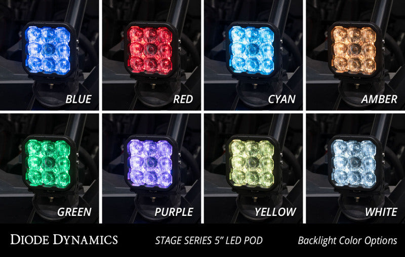 Diode Dynamics DD7634P Polaris RZR Pro A-Pillar LED Pod Bracket Kit