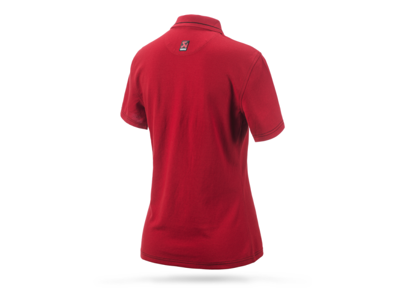 Akrapovic Corpo Women's Red Pique Polo Shirt, 2XL