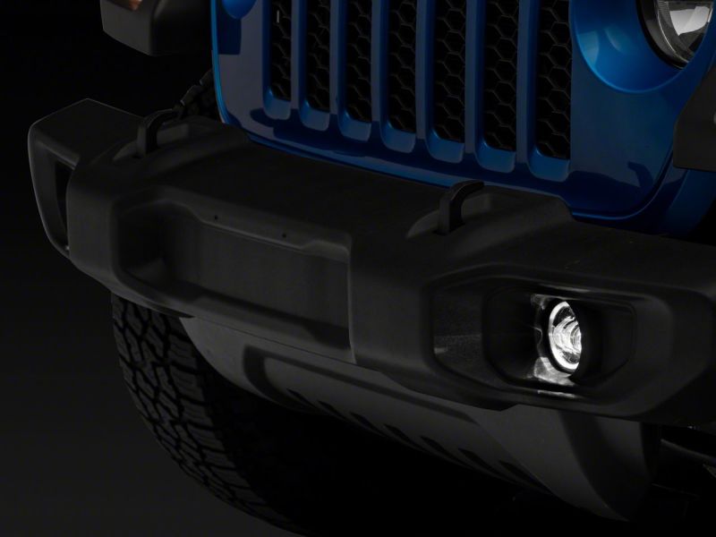 Raxiom Axial Series LED Fog Lights with Halo for 2007-2023 Jeep Wrangler and 2020-2023 Gladiator
