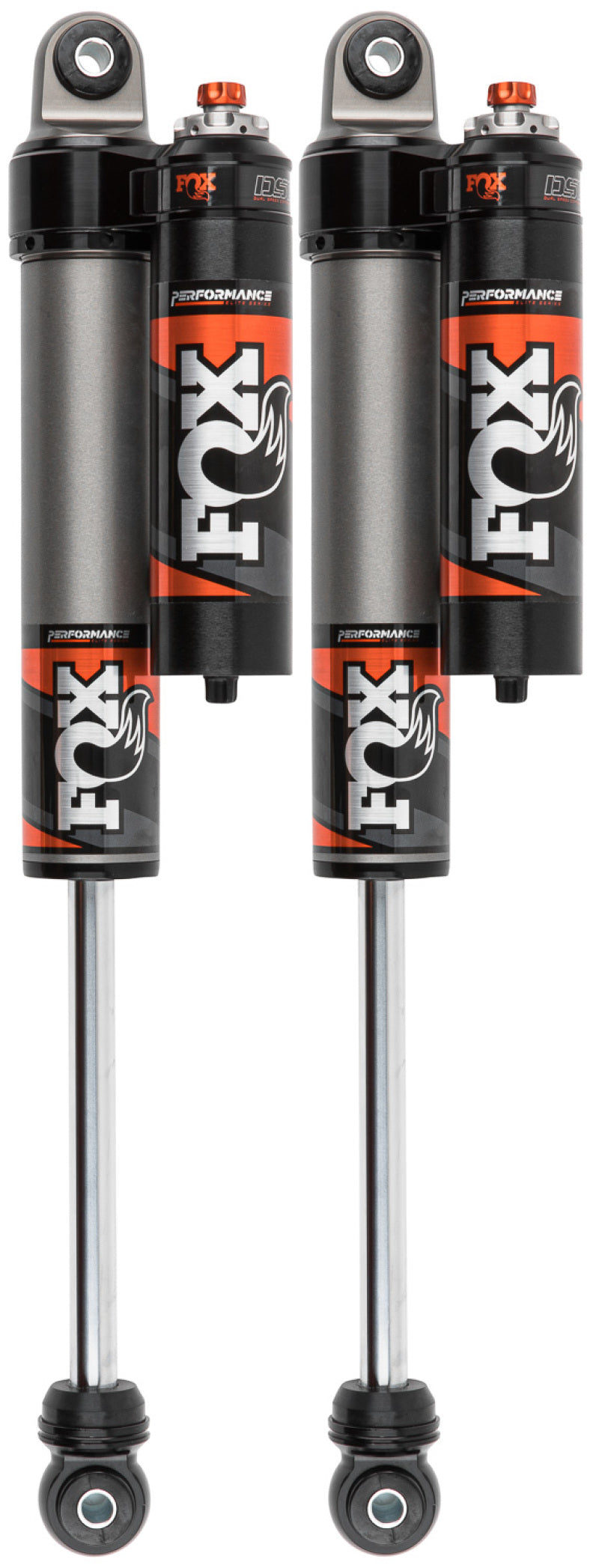 FOX Performance Elite 2.5 Rear Reservoir Shocks with DSC Adjusters for 2017+ Ford F-250/F-350 Super Duty, 0–1.5-Inch Lift