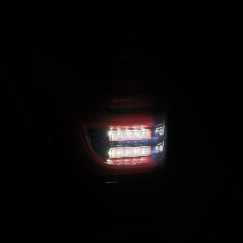 AlphaRex LUXX-Series LED Tail Lights for 2007–2013 Toyota Tundra, Black Red – ARX670050