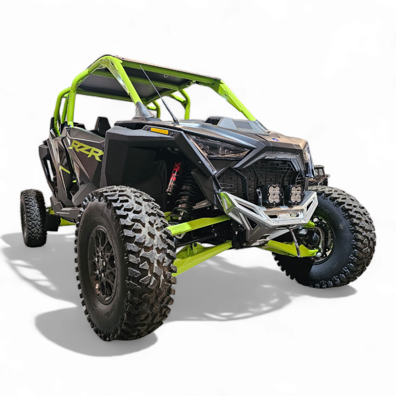 Elektric Offroad 2022-2025 Polaris RZR Pro R Billet Aluminum Front Winch Bumper with Clear Anodized Finish