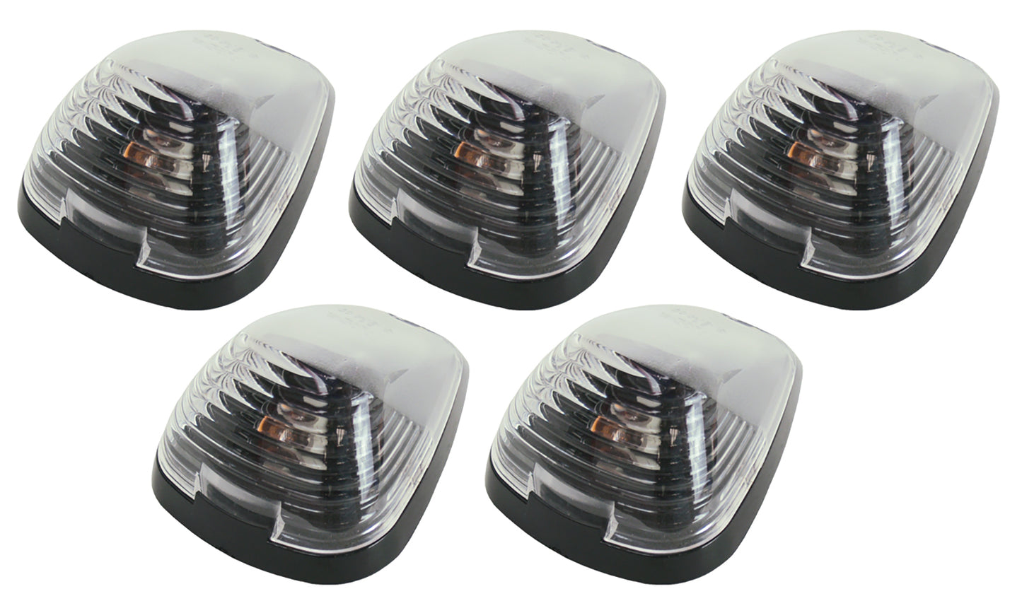 Pacer Performance - 20-235C - Truck Cab Light -  20-235C Clear Hi-5 Cab Roof Light Kit, 99-16 Ford Style - P/N: 20-235C