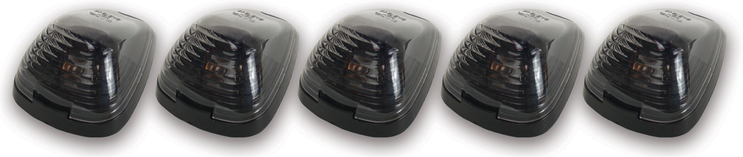 Pacer Performance - 20-236S - Truck Cab Light -  20-236S LED Smoke Hi-5 Cab Roof Light Kit, 99-16 Ford Style - P/N: 20-236S