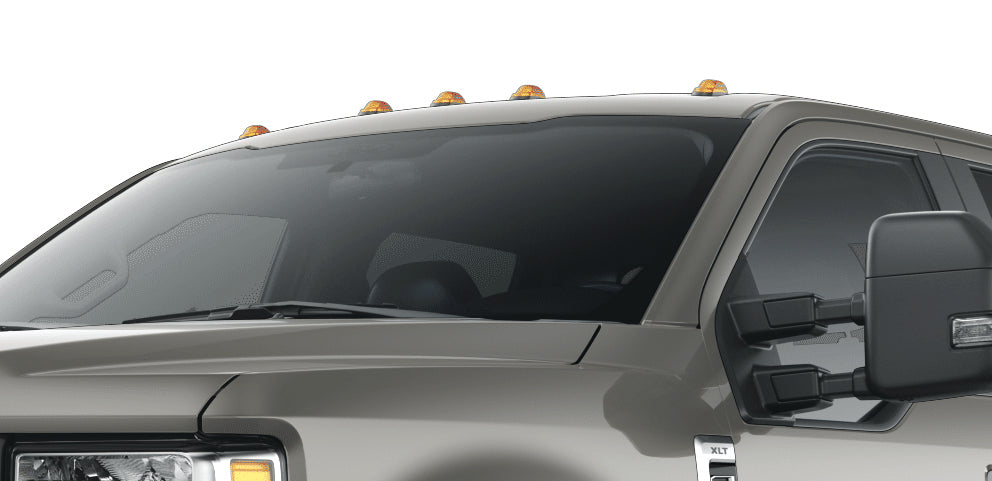 Pacer Performance - 20-237 - Truck Cab Light -  20-237 LED Amber Hi-5 Cab Roof Light Kit, 17-22 Ford Style - P/N: 20-237