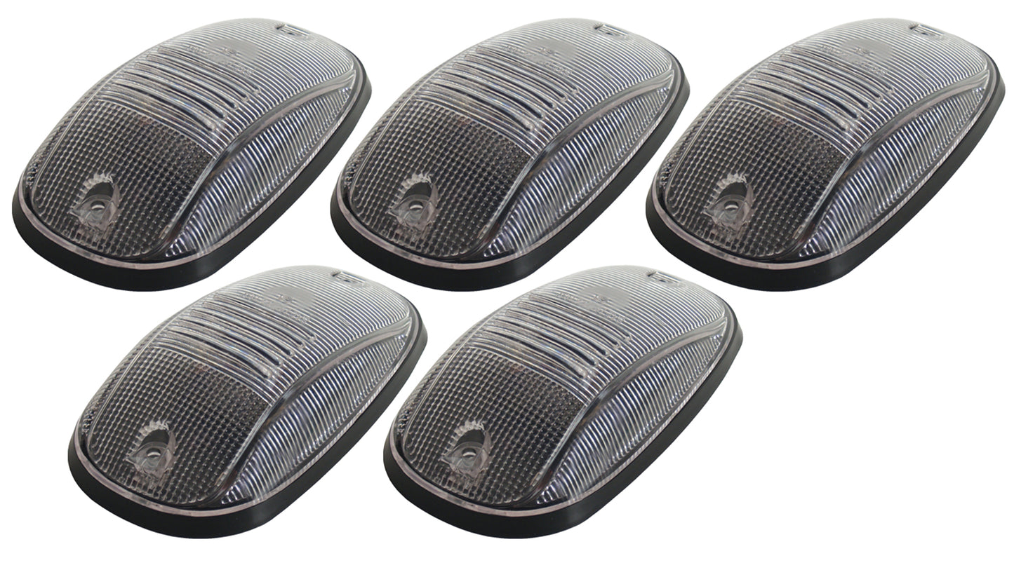Pacer Performance - 20-247C - Truck Cab Light -  20-247C LED Clear Hi-5 Cab Roof Light Kit, 03-17 Dodge Style - P/N: 20-247C