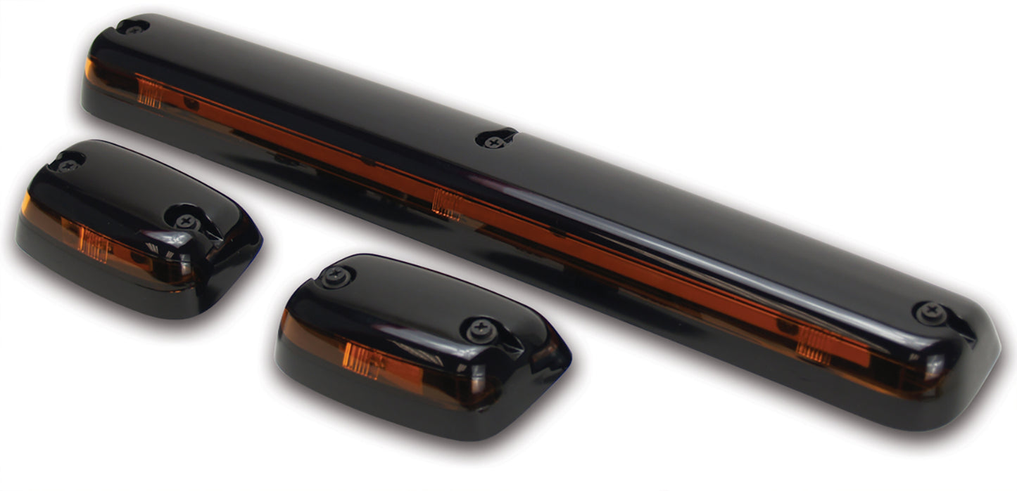 Pacer Performance - 20-265 - Truck Cab Light -  20-265 LED Amber Hi-5 Cab Roof Light Kit, 07-14 GM Style - P/N: 20-265