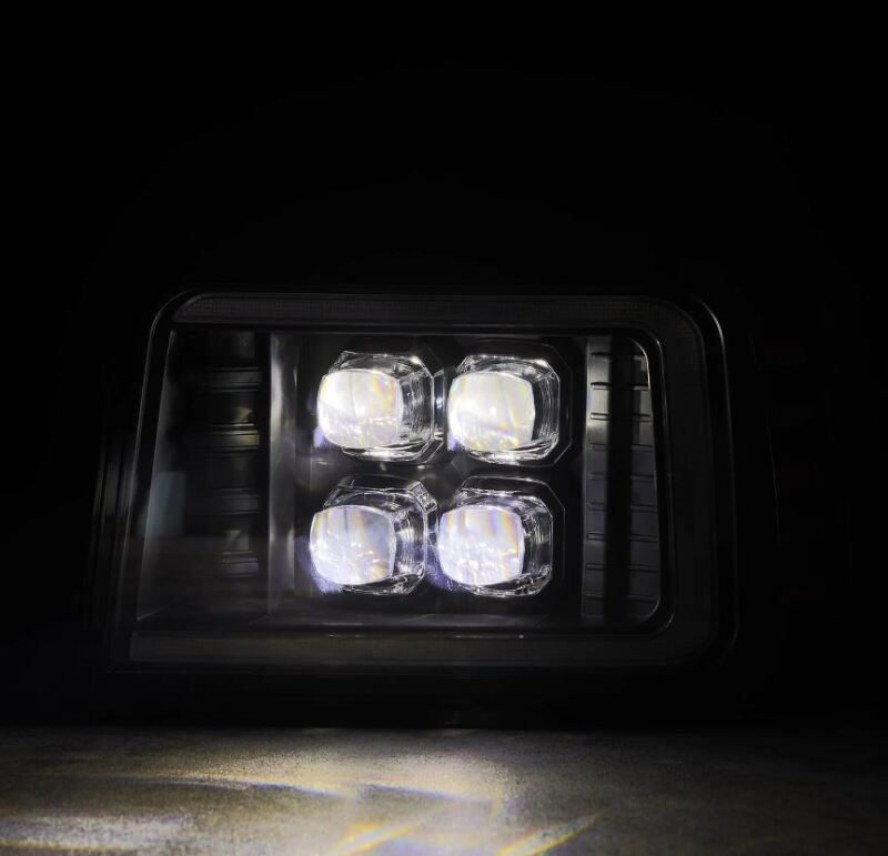 AlphaRex Nova-Series LED Projector Headlights for 1992–1996 Ford F-Series and Bronco, Black