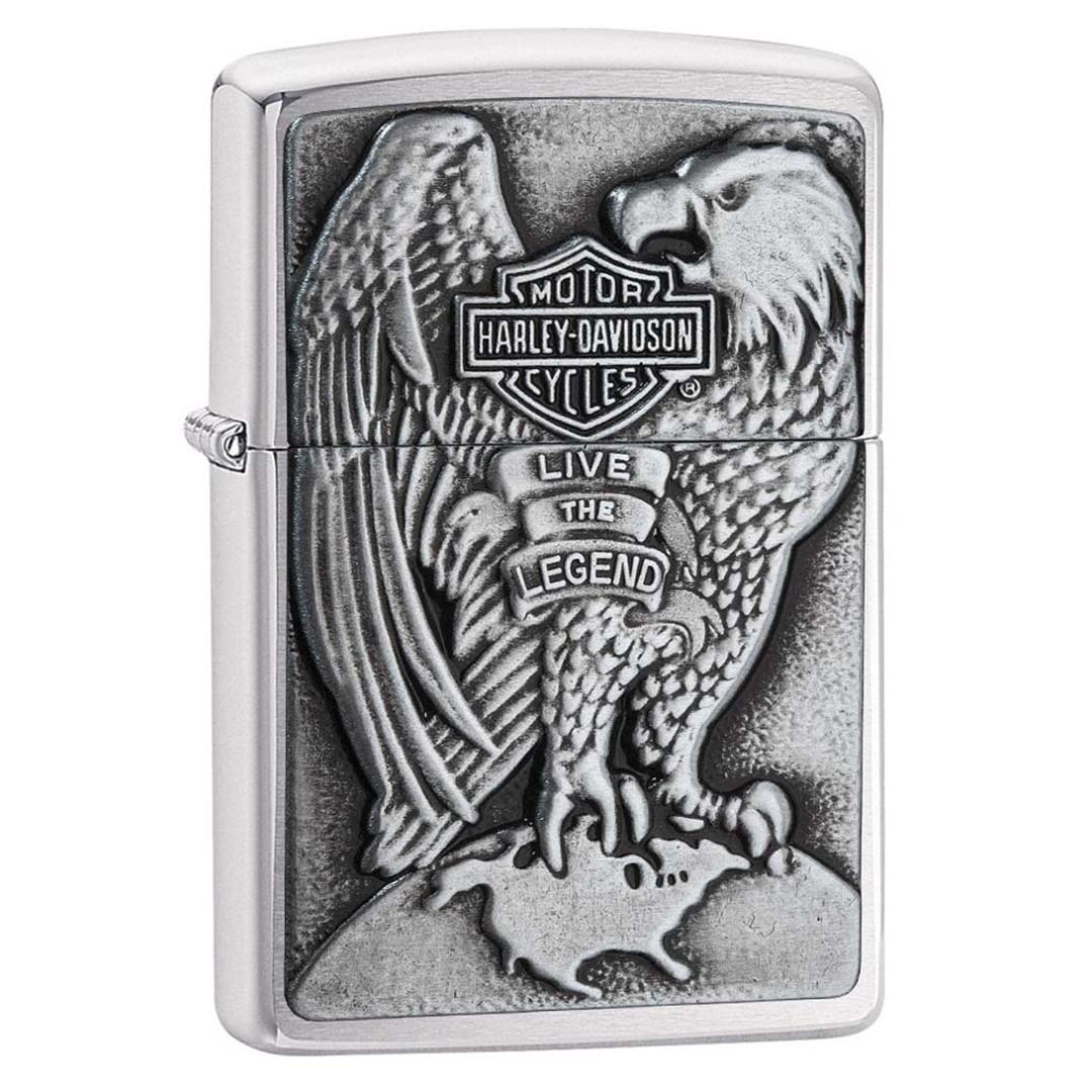 Zippo Harley-Davidson Eagle Wings Live the Legend Windproof Lighter
