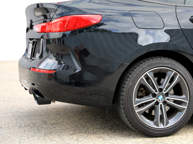 aFe MACHForce XP Axle-Back Exhaust System for BMW 228i Gran Coupe (F44) 2021-2024 with Black Tips