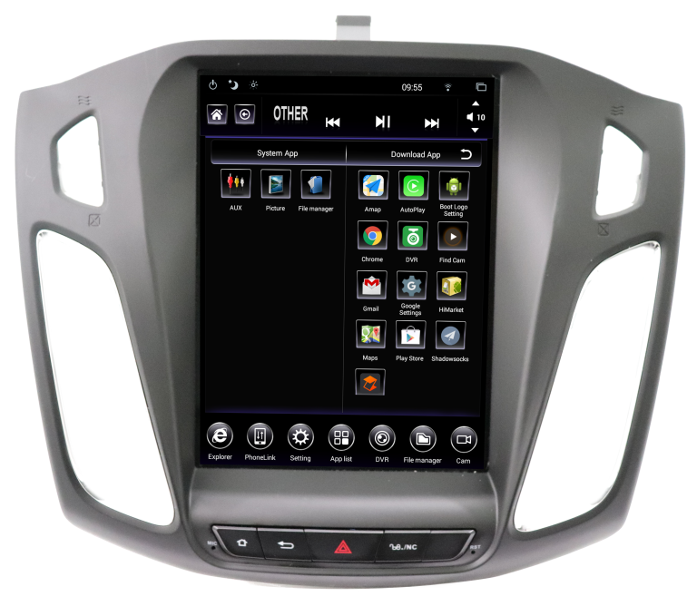 Linkswell GEN IV T-style 2013-18 Ford Focus 9.7" Radio tablet #TS-FDFC09-7RR-4A - View 1