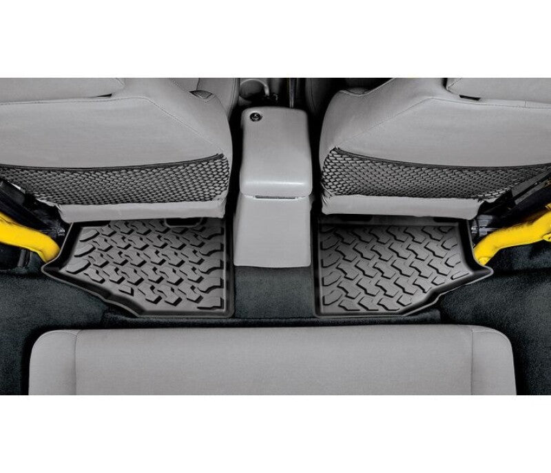 Bestop 97-06 Jeep Wrangler TJ Rear Floor Mats in Black – Custom Fit for Superior Protection
