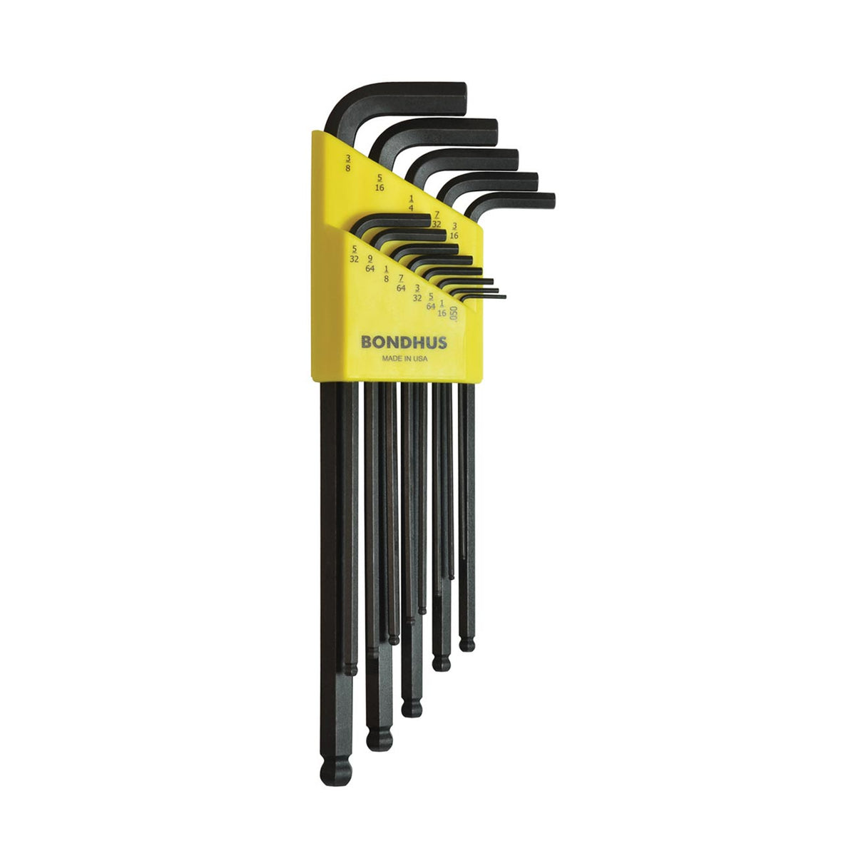 Bondhus Balldriver Metric/SAE Ball End Hex L-Key Double Set, 22-Piece