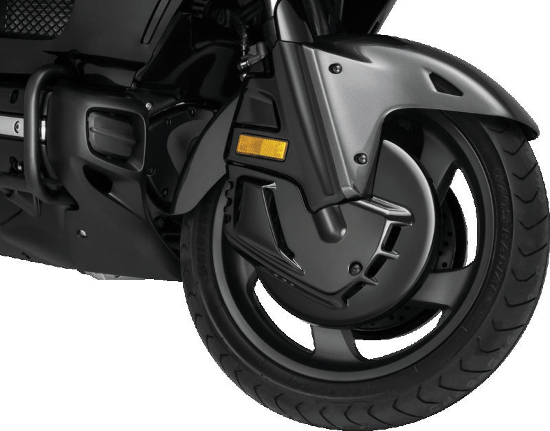 Kuryakyn 7460 Brake Rotor Cover for Honda GL1800 Gold Wing, Gloss Black