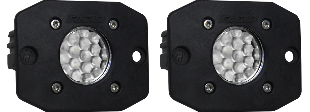 Rigid Industries - 20641 - Auxiliary Light - Flood Diffused Backup Kit Flush Mount Ignite