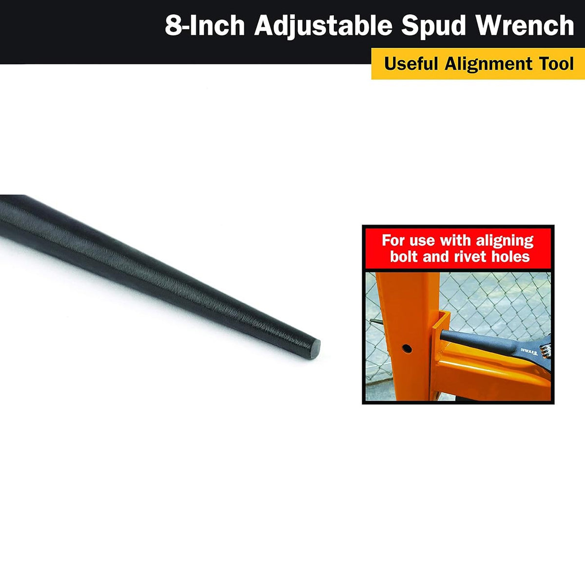 Titan Tool 209T 8-Inch Adjustable Construction Wrench