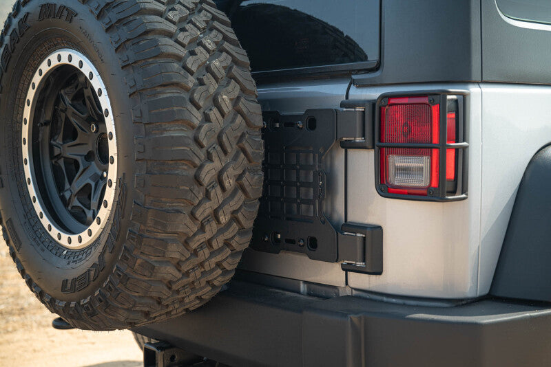 DV8 Offroad Tailgate Reinforcement MOLLE Panel for 2007-2018 Jeep Wrangler JK - dveTCJK-04