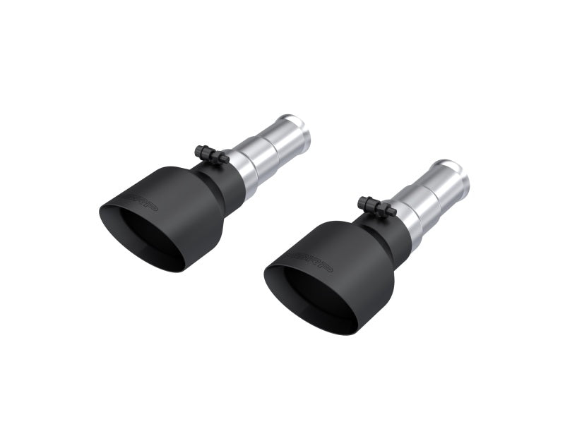 MBRP T5199BLK Armor BLK Dual-Wall Exhaust Tips for 2019-2024 Ram 1500