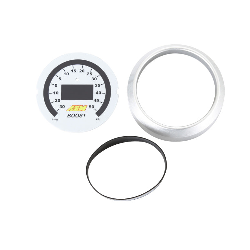 AEM 52mm Boost Digital Gauge -30 to 50 PSI, Part Number 30-4408