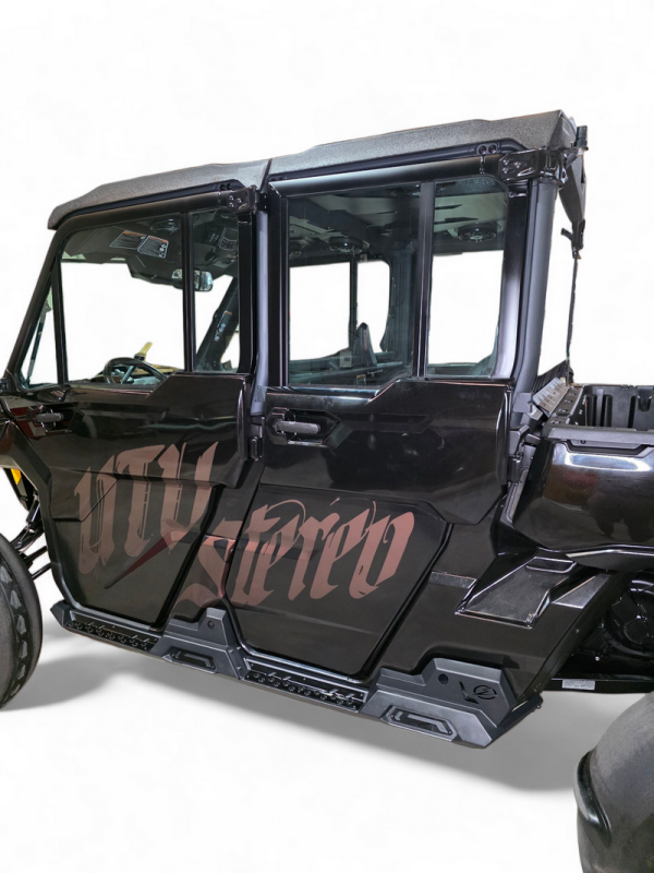 Elektric Offroad 2016+ Can-Am Defender MAX Rock Sliders – Heavy-Duty Side Protection for 4-Seat Models