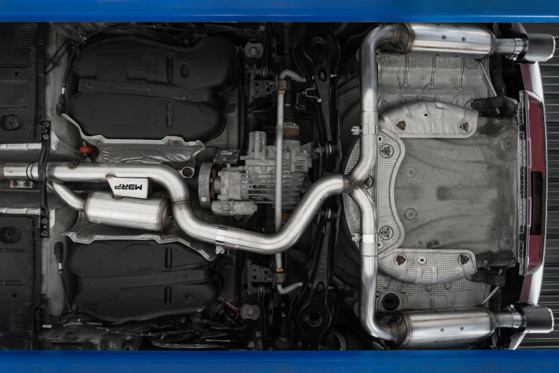 MBRP S46183CF Armor Pro Cat-Back Exhaust for 2017–2018 Volkswagen Golf SportWagen and Golf Alltrack 1.8T