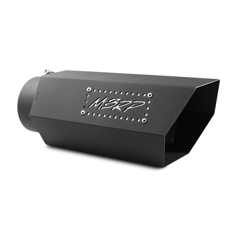 MBRP Armor BLK Universal Exhaust Tip T5166BLK, 5-Inch Inlet, 6-Inch Outlet