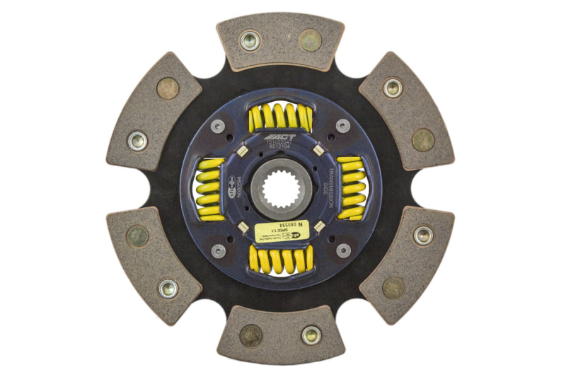 ACT 6212104 6-Pad Sprung Race Clutch Disc for Honda Civic and CRX