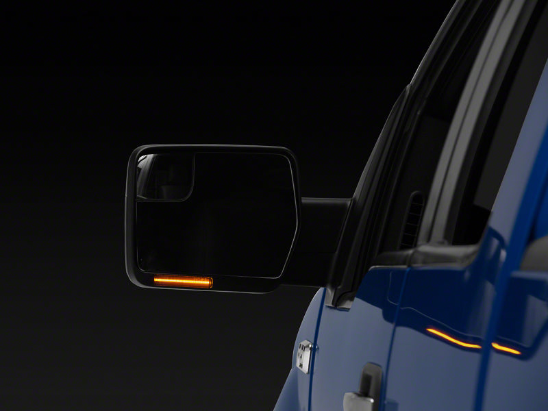 Raxiom Axial Series Sequential Side Mirror LED Turn Signals for 2004-2014 Ford F-150, Smoked