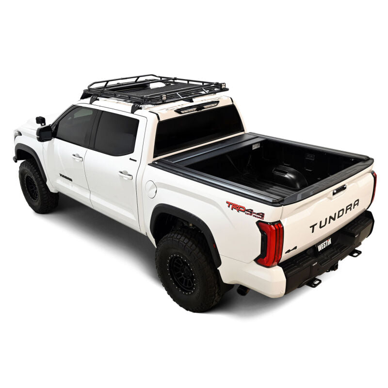Westin Manual Retractable Tonneau Cover for 2022-2023 Toyota Tundra 5.5ft Bed - Black
