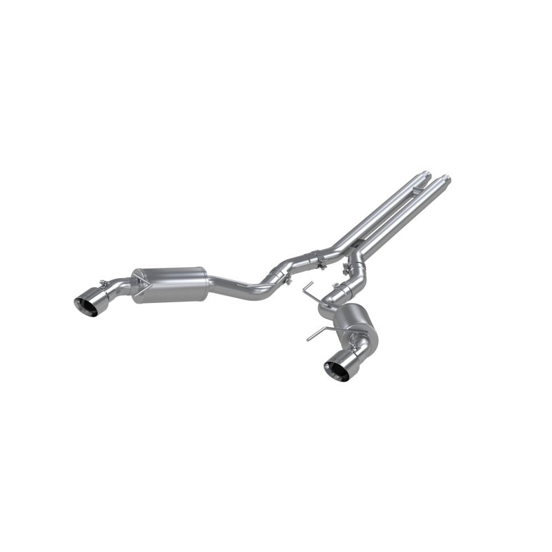 MBRP Armor Plus Cat-Back Exhaust System for 2015-2017 Ford Mustang GT 5.0L, 3-Inch Dual Split Rear Exit with 4.5-Inch Tips