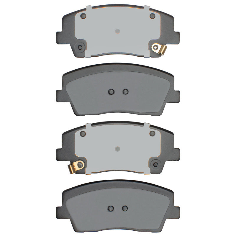R1 Concepts Optimum OEp Front Brake Pads and Hardware Kit for Genesis G70 and Kia Stinger