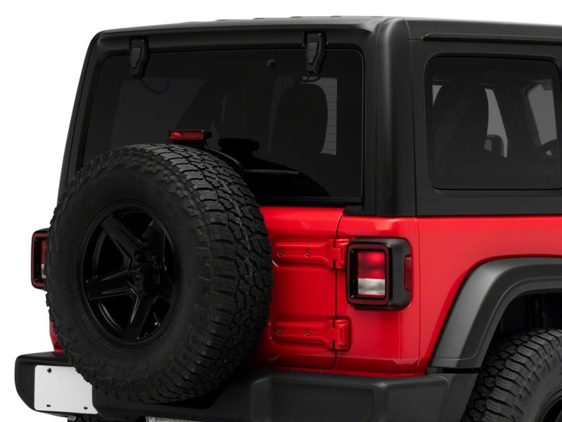 Raxiom Axial Series Rear Window Glass Hinge LED Lights for 2018-2023 Jeep Wrangler JL, Part Number raxJ155993-JL