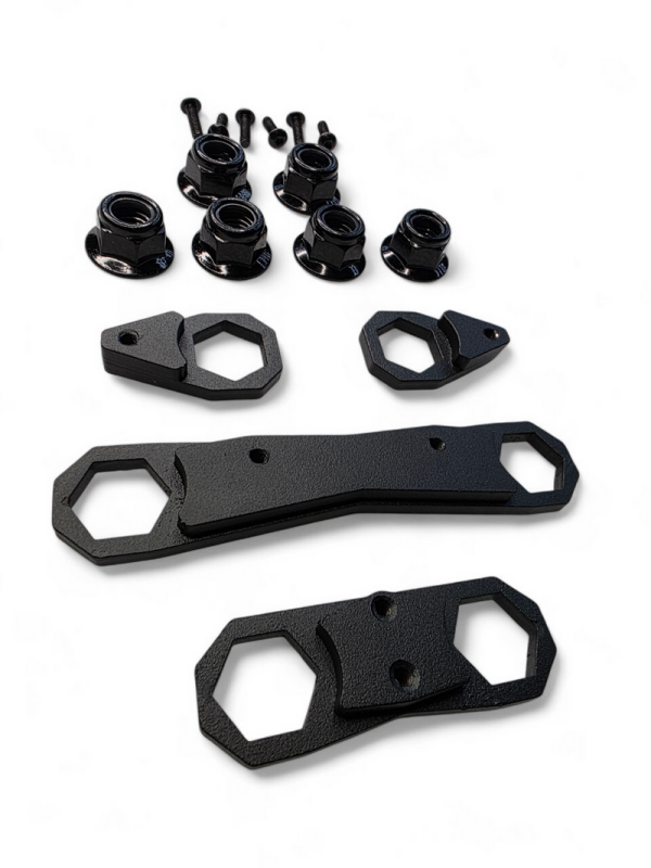 Elektric Offroad 2024+ Can-Am Maverick R Rear Link Nut Plate Kit – Secure Mounting Solution for Radius Rod Nuts