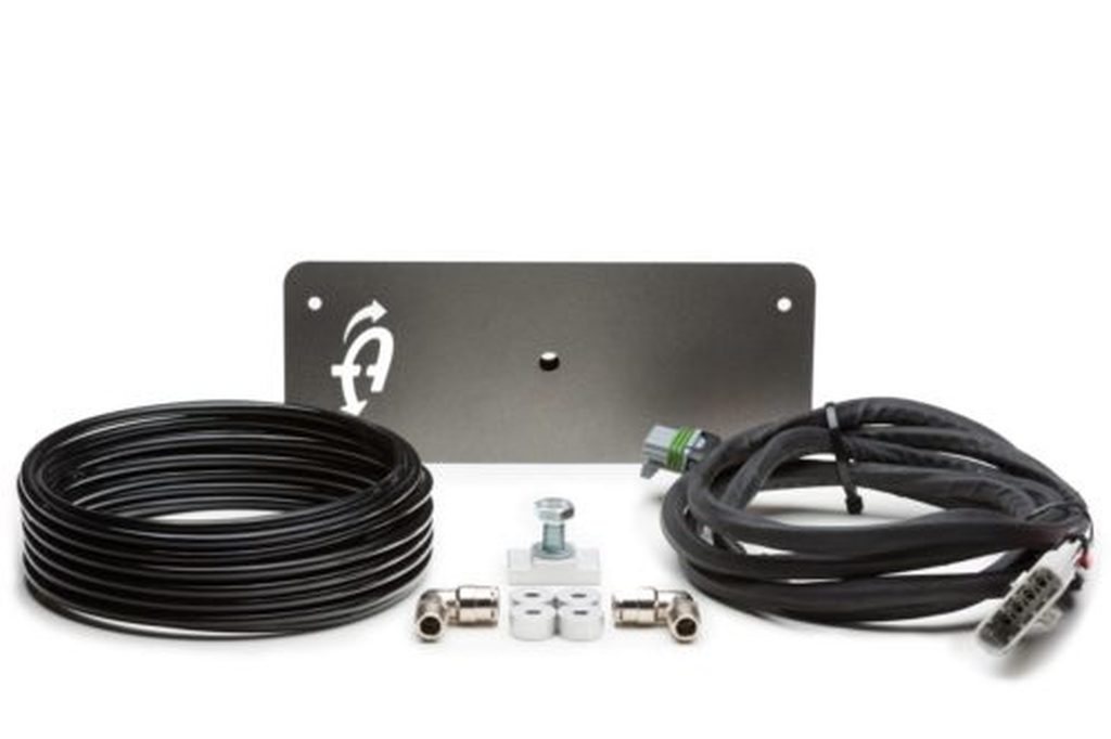 Up Down Air - 22-0318 - Ford F Series Compressor Mount And Connection Kit For All Ford F Series Bed W/Bed Cleat With Locking Tie Downs for ARB Dual Air Compressor Gray