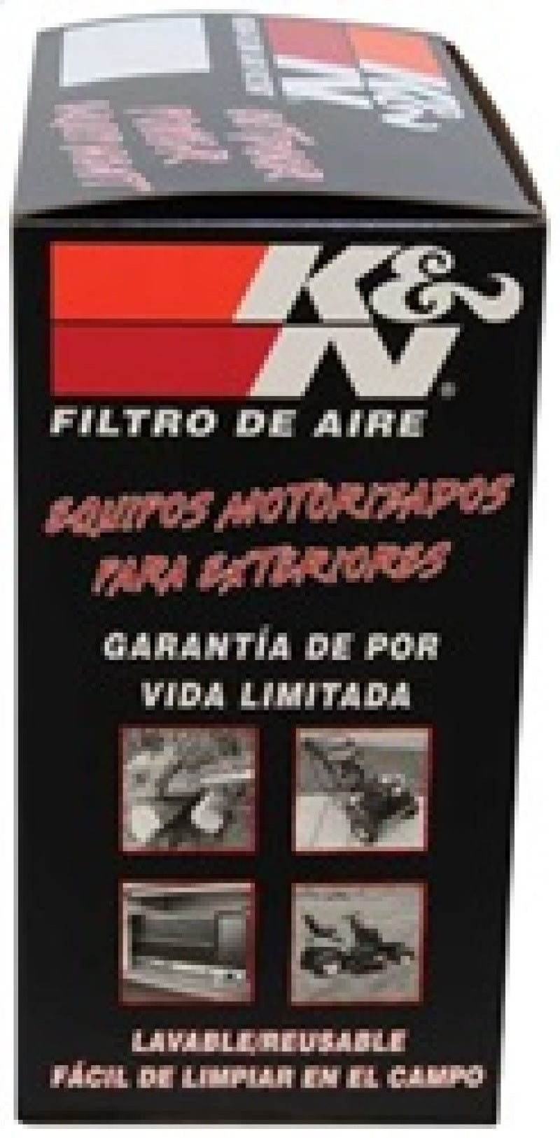 K&N Engineering E-4552 Universal Replacement Air Filter for Kubota, John Deere and Bobcat Applications
