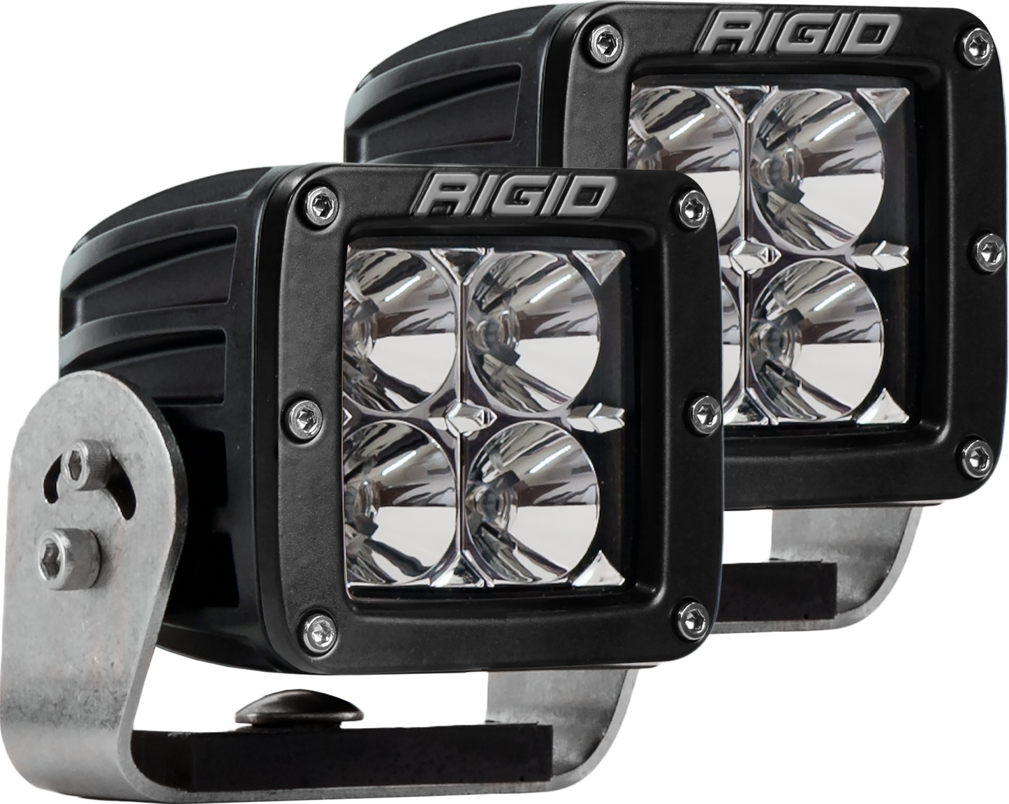Rigid Industries - 222113 - Auxiliary Light - Heavy Duty Mount Flood Pair D-Series Pro