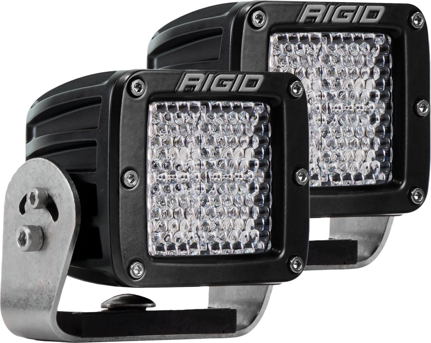 Rigid Industries - 222513 - Auxiliary Light - Heavy Duty Mount Diffused Pair D-Series Pro