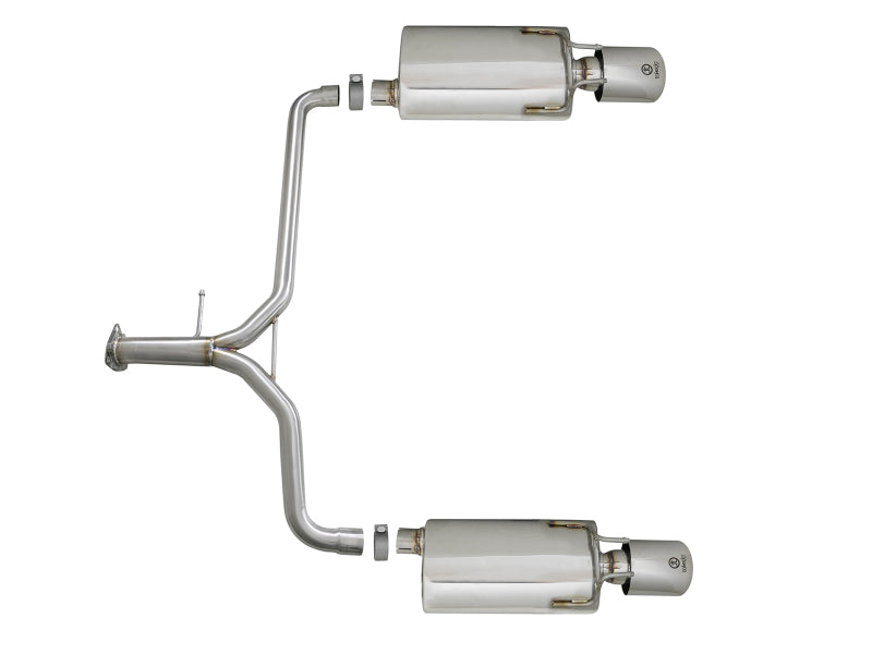 aFe Takeda Axle-Back Exhaust System 49-36604 for 2013-2016 Honda Accord Sport Sedan 2.4L L4