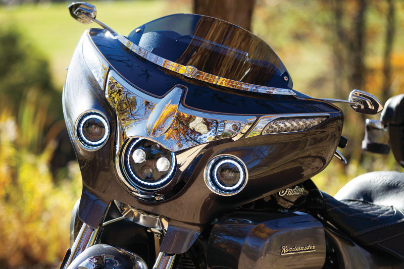 Kuryakyn 2469 Orbit Headlight Adapter, Black for Select Indian Motorcycles