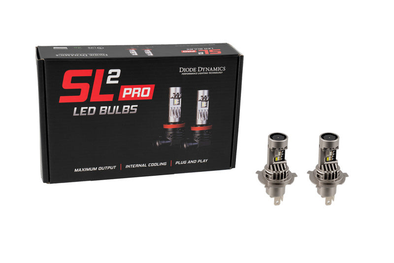 Diode Dynamics H4 White SL2 Pro LED Bulbs, Part Number dioDD0492P