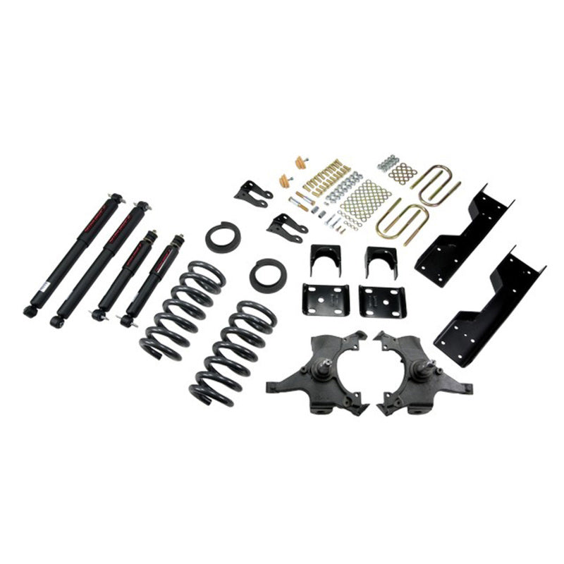 Belltech 688ND Nitro Drop 2 Lowering Kit with Shocks for 1992-1998 Chevrolet C1500 and GMC Sierra C1500
