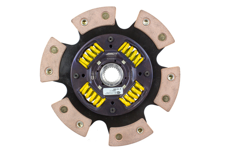 ACT 6240508-1 6-Pad Sprung Ceramic Race Clutch Disc for Ford Focus and Dodge Caliber
