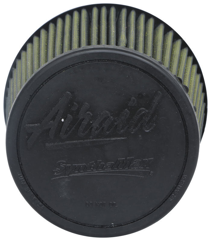 Airaid Premium Synthamax Cone Air Filter, 3.5-Inch Flange, Part Number AIR705-452