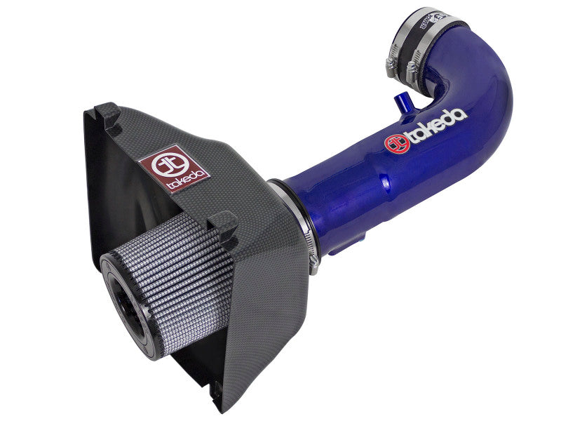 aFe Takeda Stage-2 Pro DRY S Cold Air Intake System with Blue Tube for Lexus RC F, GS F and IS 500 5.0L V8 – TR-2017L-D