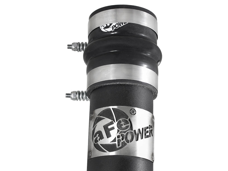 aFe BladeRunner 3-Inch Black Aluminum Hot-Side Charge Pipe, Part Number 46-20068-B, for 1994-2002 Dodge 5.9L Diesel Trucks
