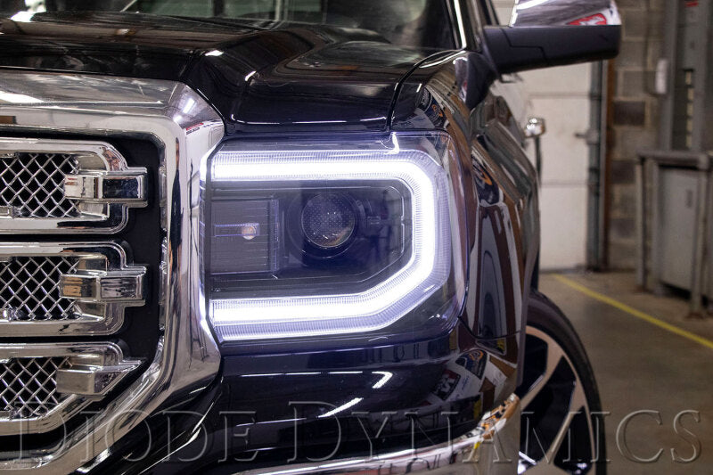 Diode Dynamics HD LED Halos for 2016-2018 GMC Sierra 1500, Switchback, Part DD2177