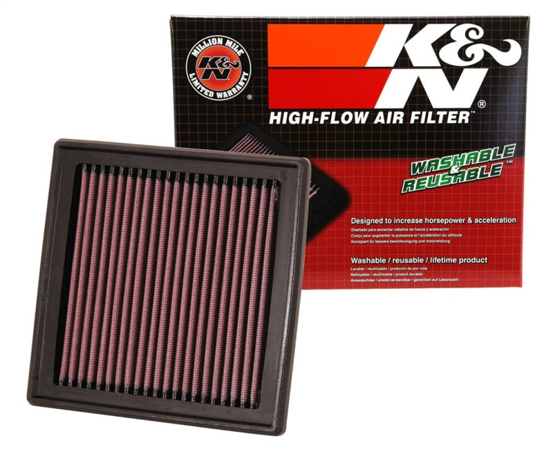 K&N Engineering 33-2399 High-Flow Drop-In Air Filter for Nissan 350Z