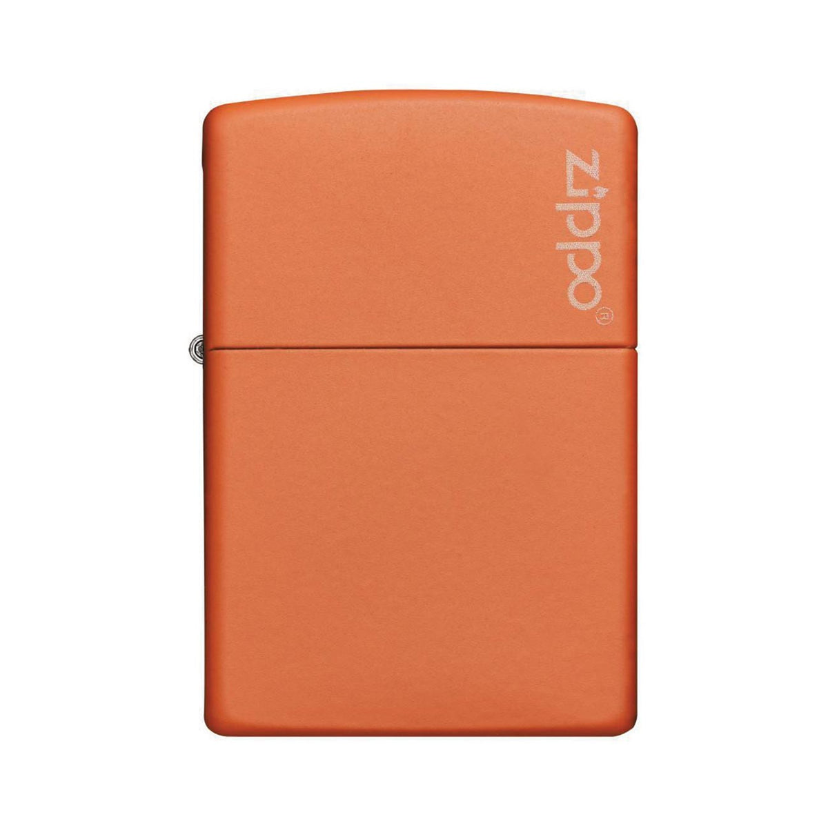 Zippo Windproof Orange Matte Lighter with Zippo Logo, 231ZL