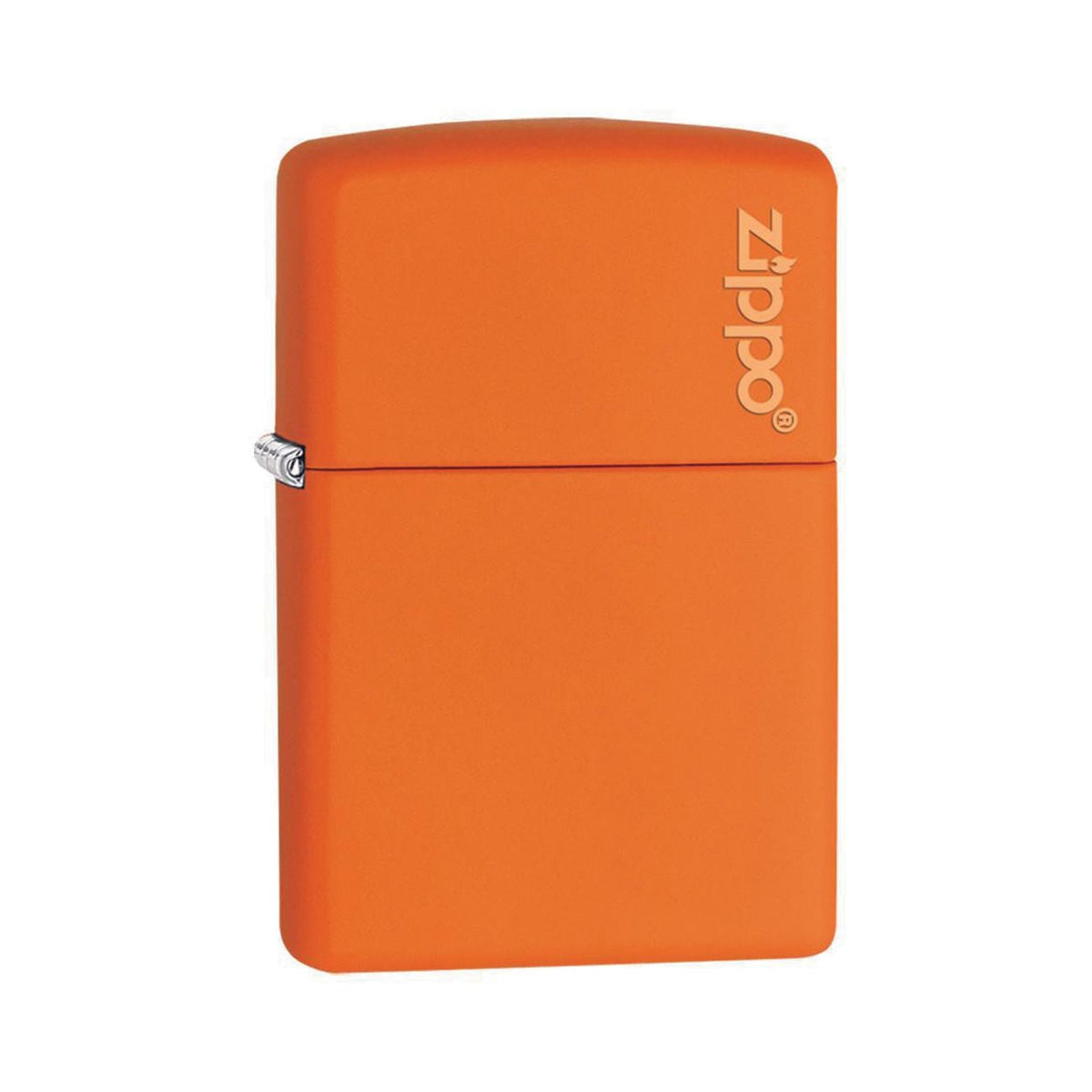 Zippo Windproof Orange Matte Lighter with Zippo Logo, 231ZL