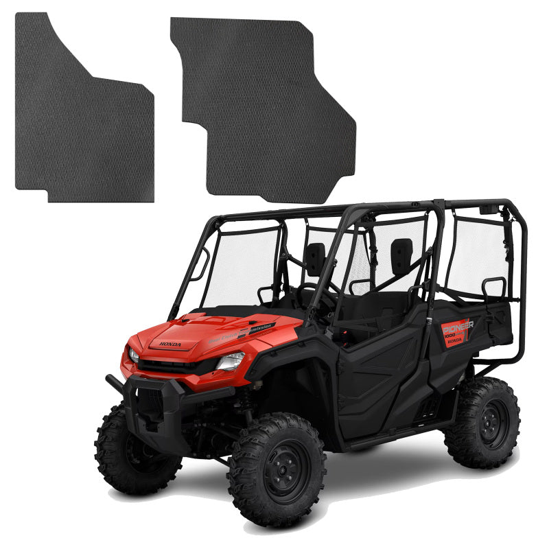 DEI Honda Pioneer 1000-3 Front Floor Mats Set of 2 – Heavy-Duty Sound Deadening and Vibration Absorption